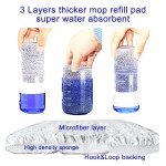 Microfiber Mop Pads for Bona Floor Care - 6 Pack