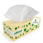 Eco-Friendly 3-Ply Tree-Free Facial Tissue - 480 Sheets
