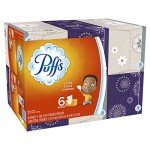 Puffs Non-Lotion Facial Tissues, 24 Family Boxes