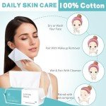 100 Count Soft Cotton Disposable Face Towels