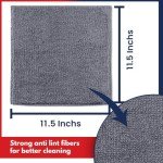 Microfiber Cleaning Cloths - 6 Ultra Absorbent Towels