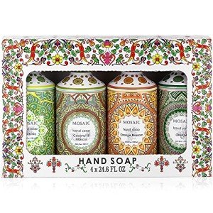 Mosaic Liquid Hand Soap Gift Set - 4 Pack