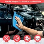 150 Pack Microfiber Shop Towels - Lint-Free Wipes