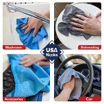 Microfiber Cleaning Cloths - 6 Ultra Absorbent Towels
