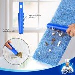 MR.SIGA Microfiber Mop with Telescopic Handle & Refills