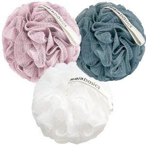 MainBasics Exfoliating Loofah Sponge Set of 3