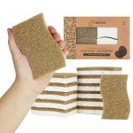Eco-Friendly Biodegradable Kitchen Sponges - 2-Pack