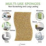 Eco-Friendly Biodegradable Kitchen Sponges - 2-Pack