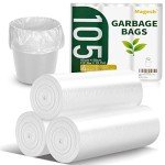 Magesh 4 Gallon Strong Trash Bags, 105 Count