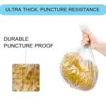 2 Gallon Clear Trash Bags, 100 Count Pack