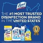 Lysol Antibacterial Disinfectant Wipes, Crisp Linen, 80 Count