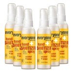 Coconut Lemon Hand Sanitizer Spray, 2 oz - 6 Pack