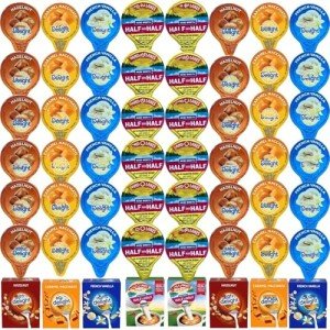 Variety Pack of Coffee Creamer Singles (100 Count)