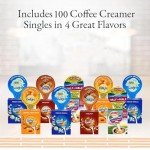 Variety Pack of Coffee Creamer Singles (100 Count)