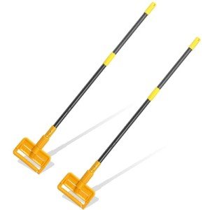 Heavy Duty 60-Inch Mop Handle - 2 Pack