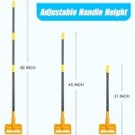 Heavy Duty 60-Inch Mop Handle - 2 Pack