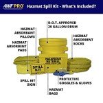 20 Gallon Hazmat Spill Kit - 59 Pieces