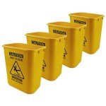 Acrimet Bilingual Wet Floor Sign and Bucket Set