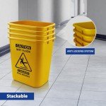 Acrimet Bilingual Wet Floor Sign and Bucket Set