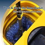 Yocada Portable Mop Bucket with Collapsible Wringer