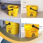 Yocada Portable Mop Bucket with Collapsible Wringer