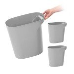 IRIS USA 6 Gallon Trash Can Set - 3 Pack