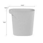 IRIS USA 6 Gallon Trash Can Set - 3 Pack