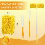 Reusable Microfiber Duster Refills for Swiffer, 4 Pack