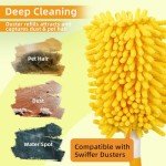 Reusable Microfiber Duster Refills for Swiffer, 4 Pack