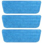 3 Pack Microfiber Mop Pads for Bona Mop