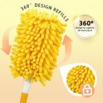 Reusable Microfiber Duster Refills for Swiffer, 4 Pack