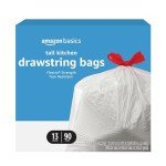 Amazon Basics 13 Gallon Tall Kitchen Trash Bags