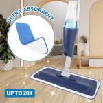 3 Pack Microfiber Mop Pads for Bona Mop