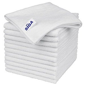MR.SIGA All-Purpose Microfiber Cleaning Cloths - 12 Pack