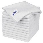MR.SIGA All-Purpose Microfiber Cleaning Cloths - 12 Pack