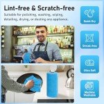 Microfiber Cleaning Cloth Roll - 75 Pack 11.5"x11.5