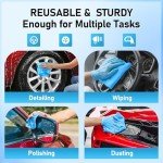 Microfiber Cleaning Cloth Roll - 75 Pack 11.5"x11.5