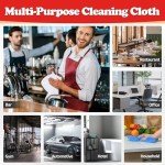 200 Pack Microfiber Cleaning Towels - All-Purpose Rags