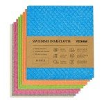 YEEHAW Swedish Dishcloths 10 Pack - Super Absorbent