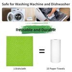 YEEHAW Swedish Dishcloths 10 Pack - Super Absorbent