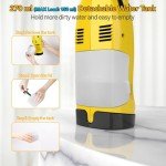 Cordless Electric Window Vacuum with Two Squeegee Blades