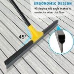 24" Heavy Duty Floor Squeegee with 60" Handle