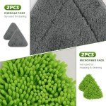 RONSUNG Long Handle Wall and Baseboard Cleaner