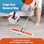 36" Heavy Duty Extendable Dust Mop for Floors