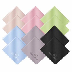SmoTecQ Microfiber Cleaning Cloths - 12 Pack