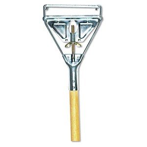 Quick Change Metal Mop Handle - 54" Wood