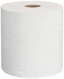 AmazonCommercial 1-Ply White Hardwound Paper Towels