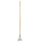 Quick Change Metal Mop Handle - 54" Wood
