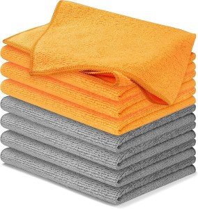 USANOOKS Microfiber Cleaning Cloths - Pack of 8
