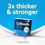 Cottonelle Ultra Clean Toilet Paper, 24 Mega Rolls